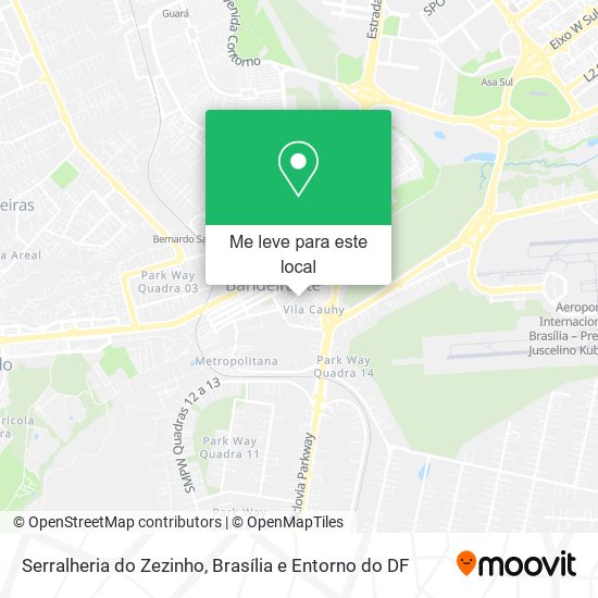 Serralheria do Zezinho mapa