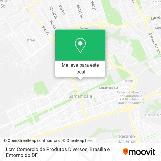 Lcm Comercio de Produtos Diversos mapa