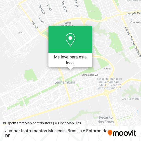 Jumper Instrumentos Musicais mapa