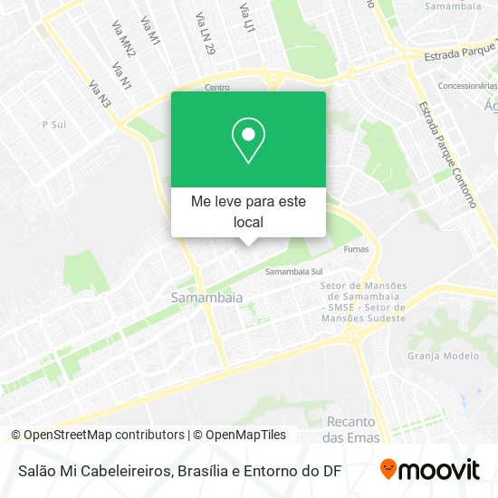 Salão Mi Cabeleireiros mapa