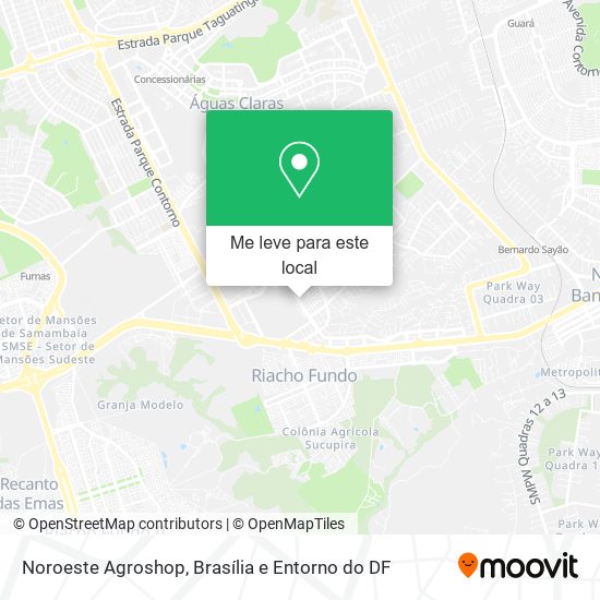 Noroeste Agroshop mapa