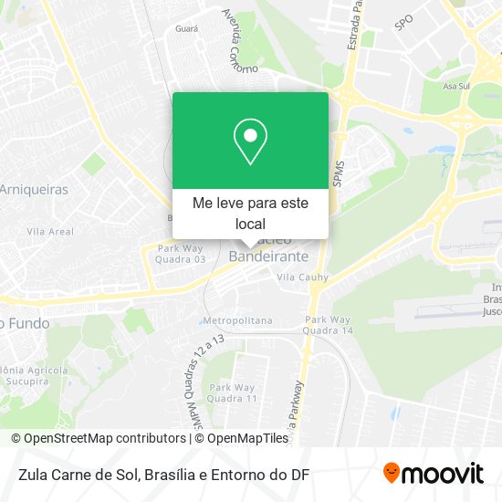 Zula Carne de Sol mapa