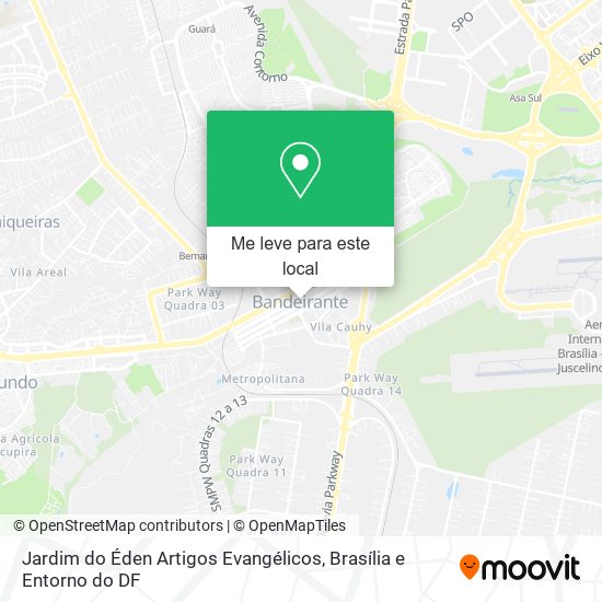 Jardim do Éden Artigos Evangélicos mapa