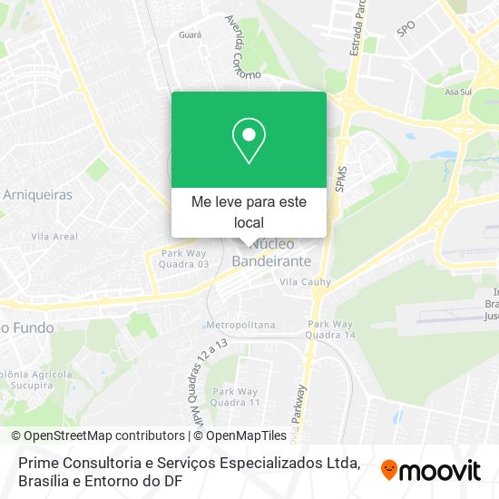 Prime Consultoria e Serviços Especializados Ltda mapa