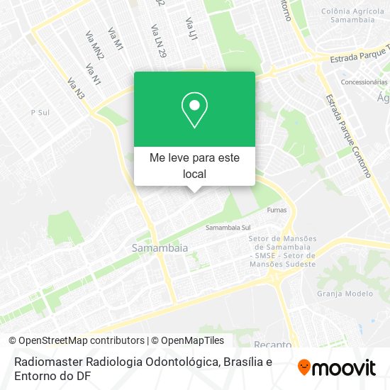 Radiomaster Radiologia Odontológica mapa