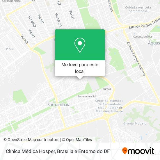 Clínica Médica Hosper mapa