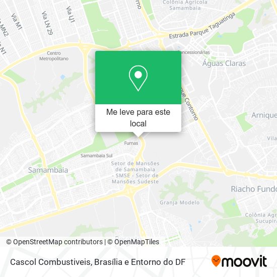 Cascol Combustiveis mapa