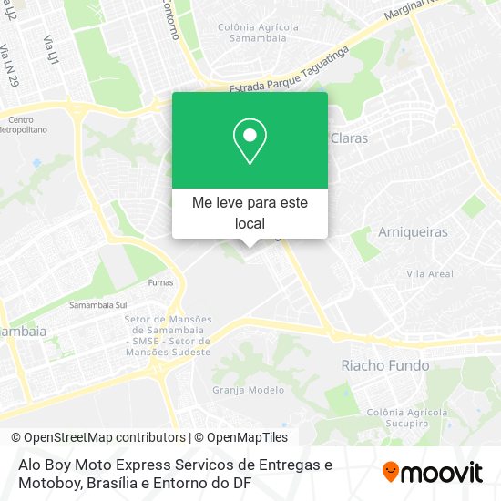 Alo Boy Moto Express Servicos de Entregas e Motoboy mapa
