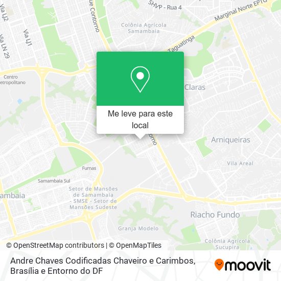 Andre Chaves Codificadas Chaveiro e Carimbos mapa