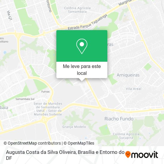 Augusta Costa da Silva Oliveira mapa