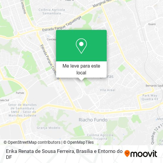 Erika Renata de Sousa Ferreira mapa