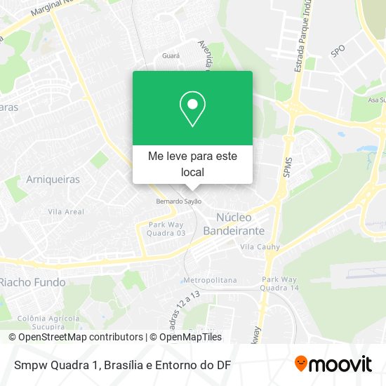 Smpw Quadra 1 mapa