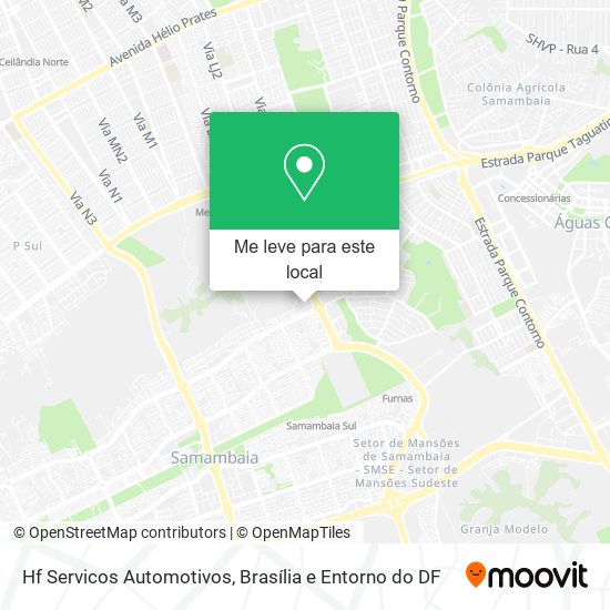 Hf Servicos Automotivos mapa