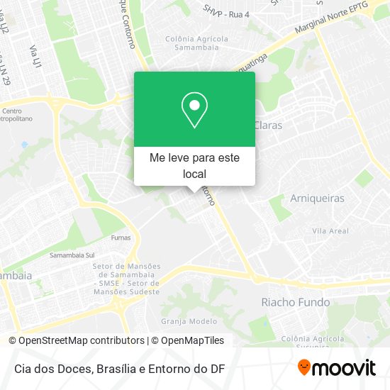 Cia dos Doces mapa