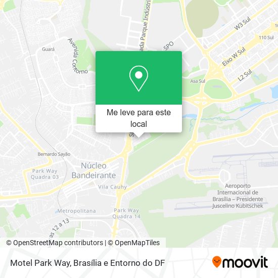 Motel Park Way mapa