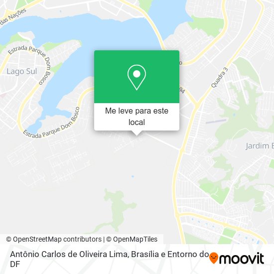 Antônio Carlos de Oliveira Lima mapa
