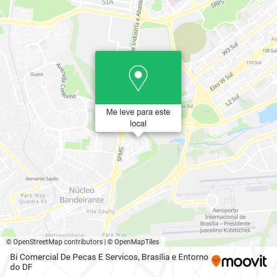 Bi Comercial De Pecas E Servicos mapa