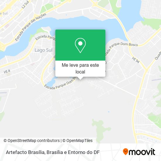 Artefacto Brasília mapa