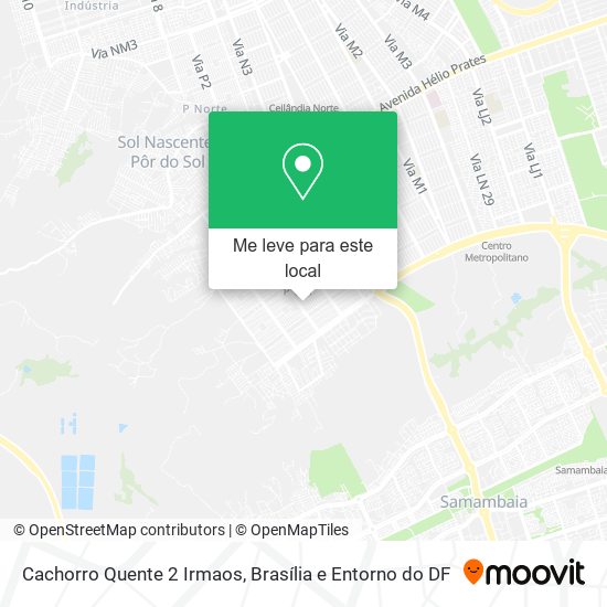 Cachorro Quente 2 Irmaos mapa