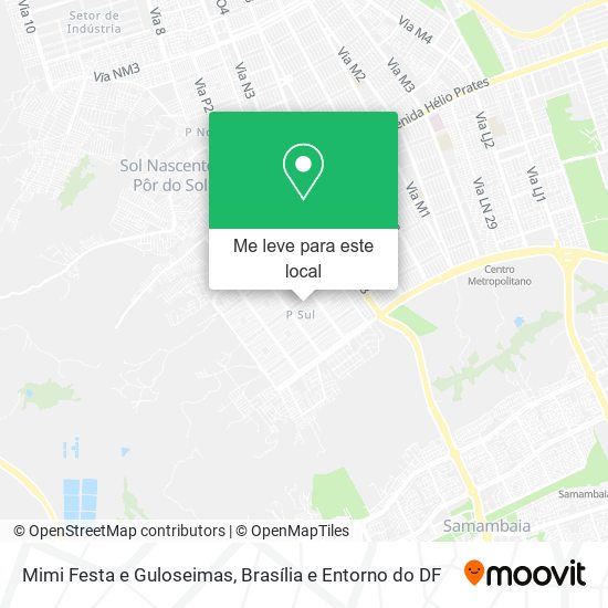 Mimi Festa e Guloseimas mapa