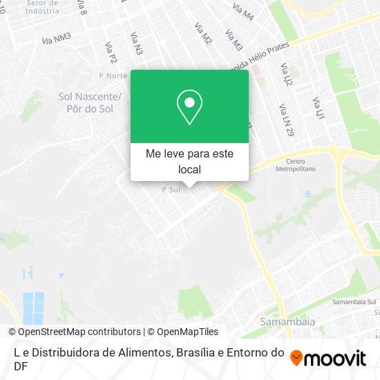 L e Distribuidora de Alimentos mapa
