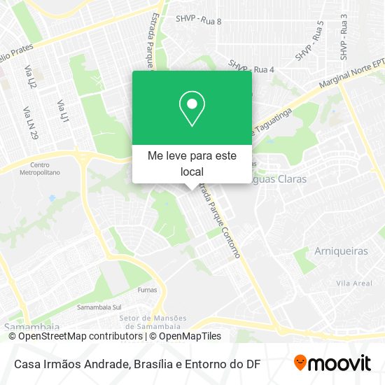 Casa Irmãos Andrade mapa