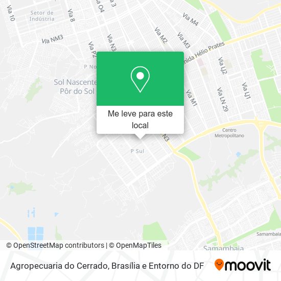 Agropecuaria do Cerrado mapa