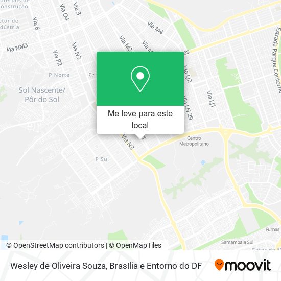 Wesley de Oliveira Souza mapa