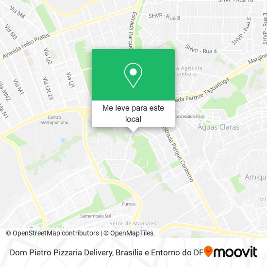 Dom Pietro Pizzaria Delivery mapa
