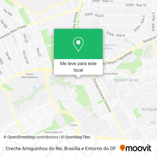 Creche Amiguinhos do Rei mapa