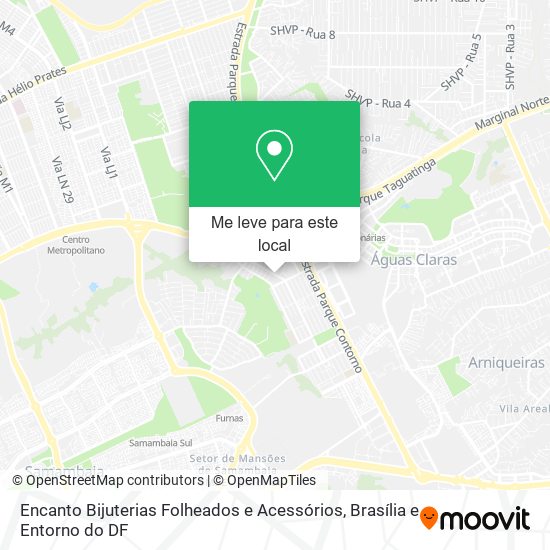 Encanto Bijuterias Folheados e Acessórios mapa