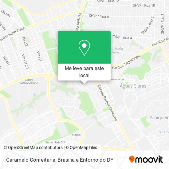 Caramelo Confeitaria mapa