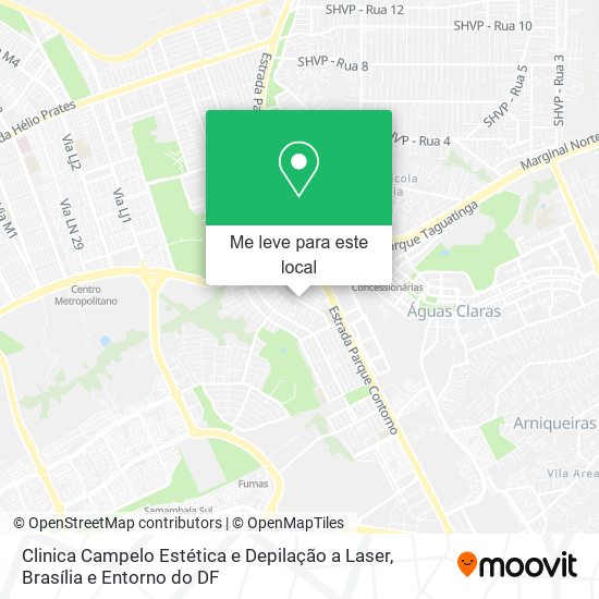 Clinica Campelo Estética e Depilação a Laser mapa