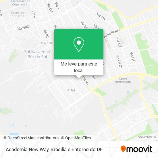 Academia New Way mapa