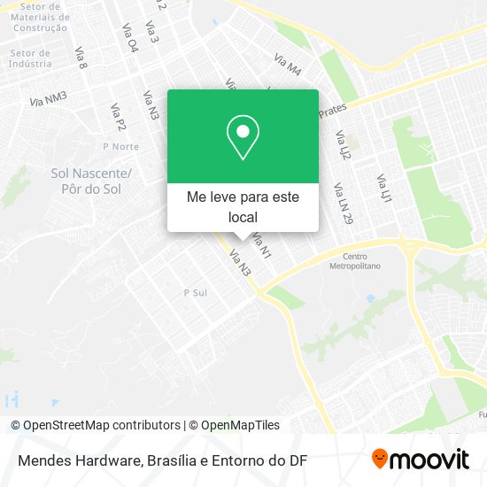 Mendes Hardware mapa