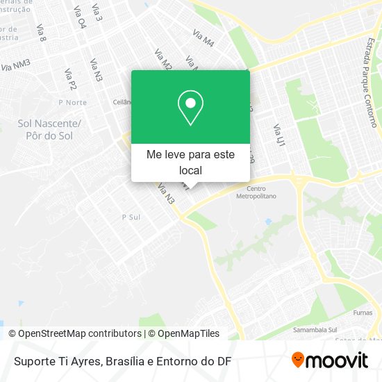 Suporte Ti Ayres mapa