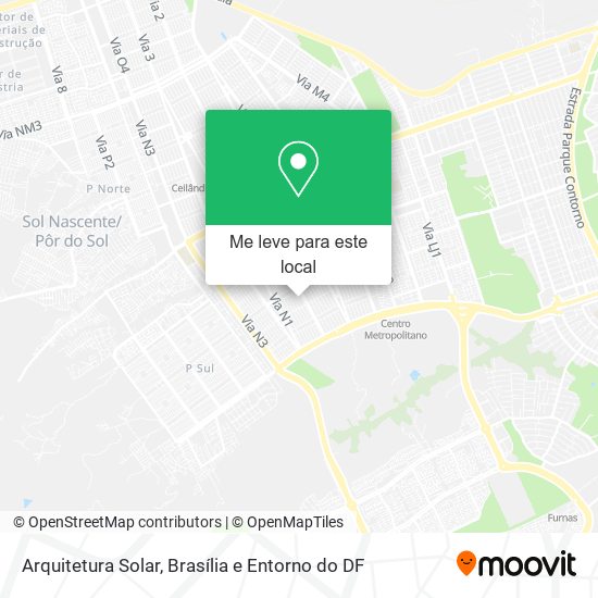 Arquitetura Solar mapa