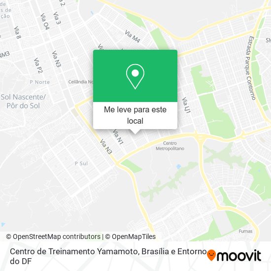 Centro de Treinamento Yamamoto mapa