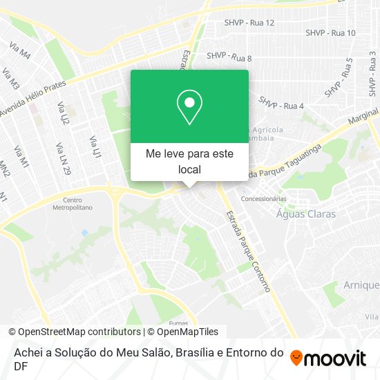 Achei a Solução do Meu Salão mapa