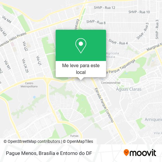 Pague Menos mapa