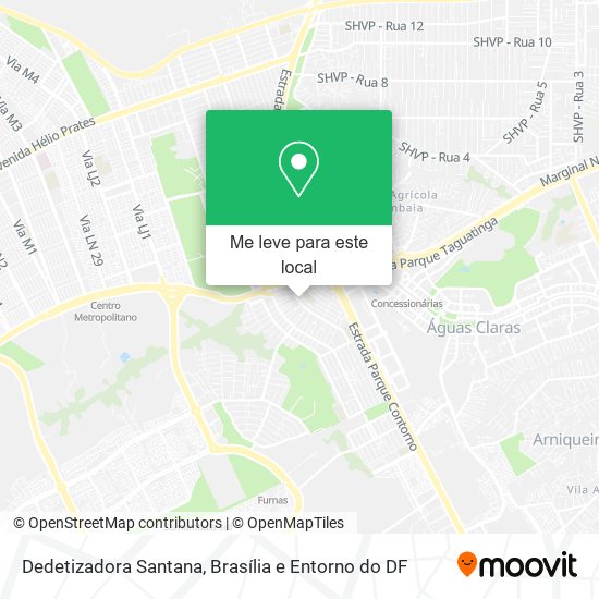 Dedetizadora Santana mapa