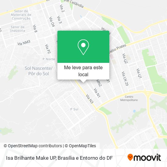Isa Brilhante Make UP mapa