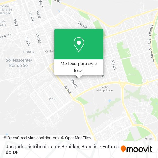 Jangada Distribuidora de Bebidas mapa