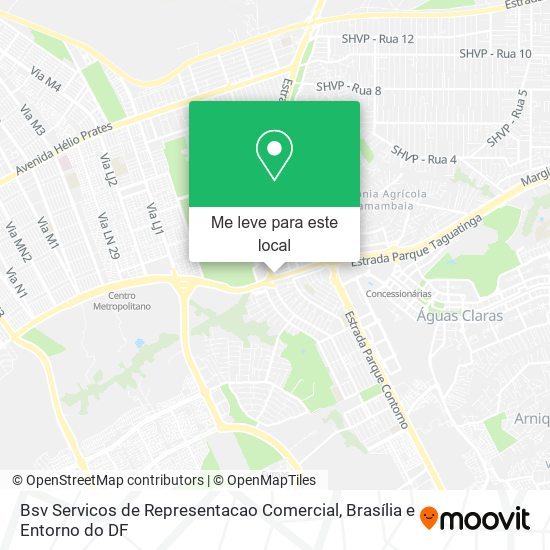 Bsv Servicos de Representacao Comercial mapa