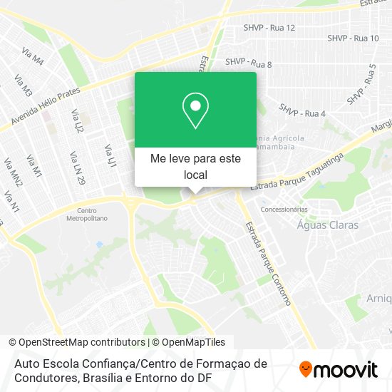 Auto Escola Confiança / Centro de Formaçao de Condutores mapa