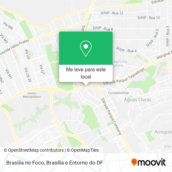 Brasilia no Foco mapa