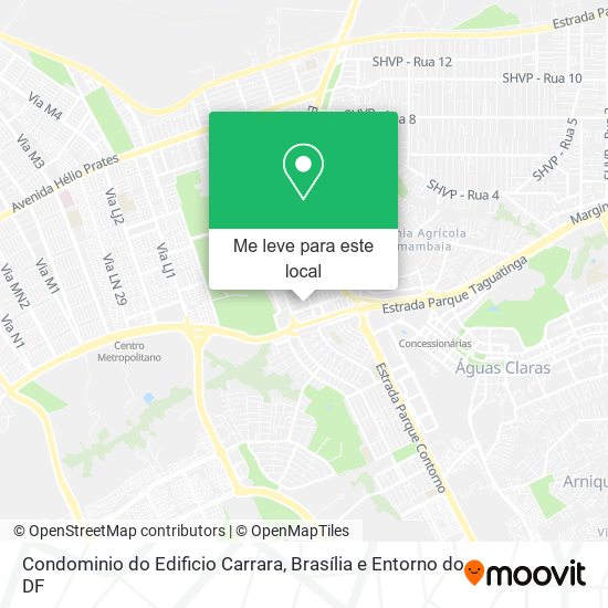 Condominio do Edificio Carrara mapa