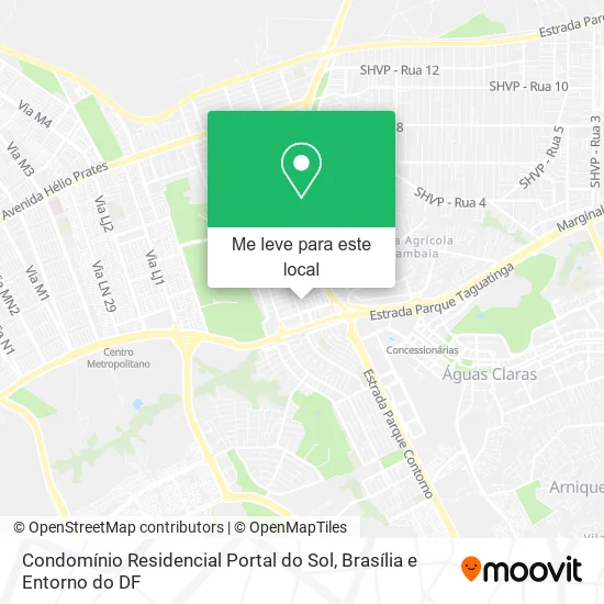 Condomínio Residencial Portal do Sol mapa