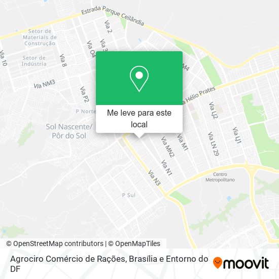 Agrociro Comércio de Rações mapa