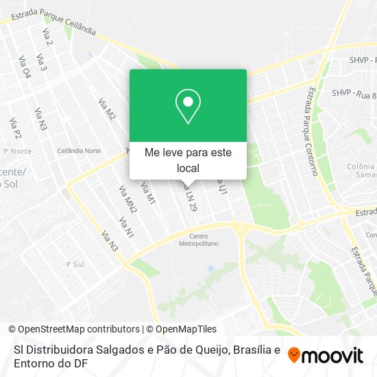 Sl Distribuidora Salgados e Pão de Queijo mapa